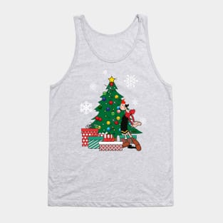 Olive Oyl Around The Christmas Tree Popeye Tank Top